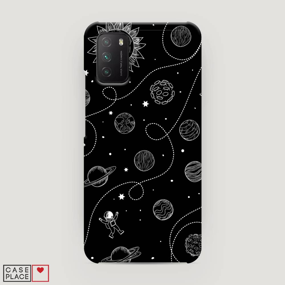 

Пластиковый чехол "В невесомости" на Xiaomi Poco M3, 39520-3