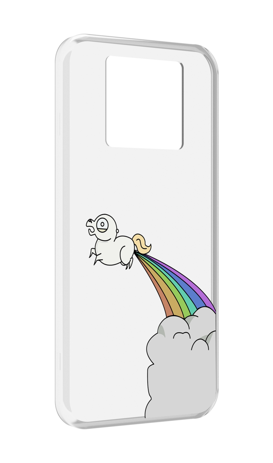 

Чехол MyPads летающее-пони детский для Black Shark 3 5G / Black Shark 3S, Прозрачный, Tocco