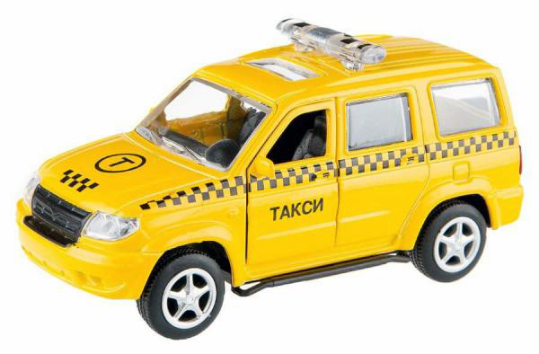 Модель автомобиля Play Smart Внедорожник Такси, 1/50, инерционная 6403B