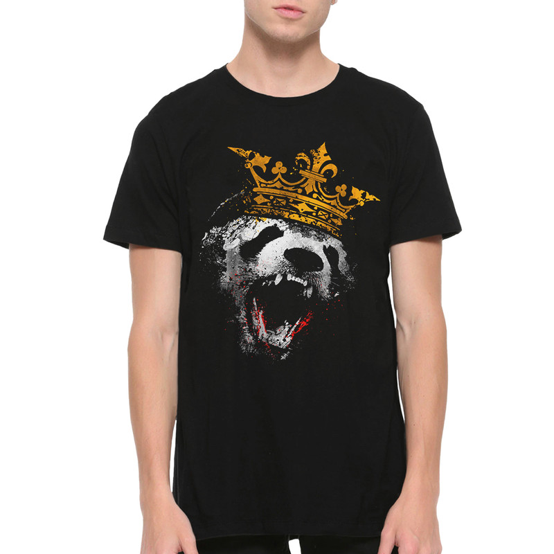 

Футболка мужская Dream Shirts Панда Король черная L, Черный, Панда Король
