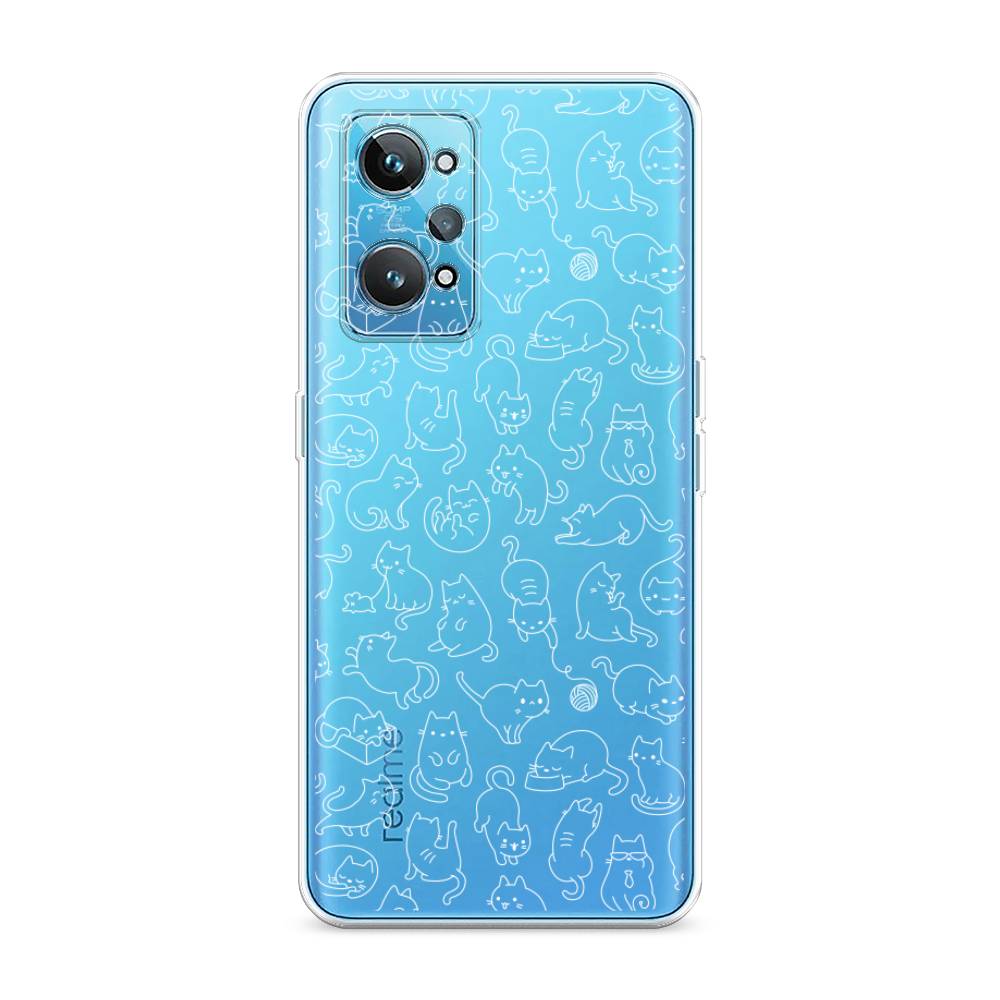 

Чехол Awog на Realme GT 2 "Шкодливые котики", Разноцветный, 258550-2