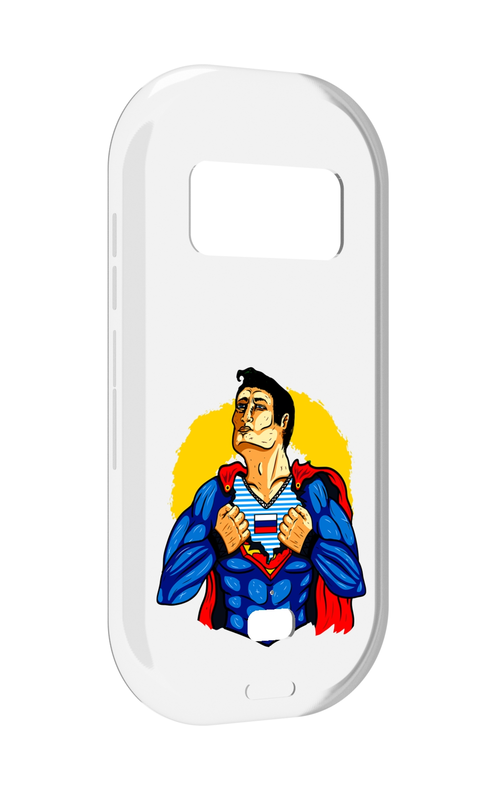 

Чехол MyPads русский супермен для UleFone Armor 15, Прозрачный, Tocco
