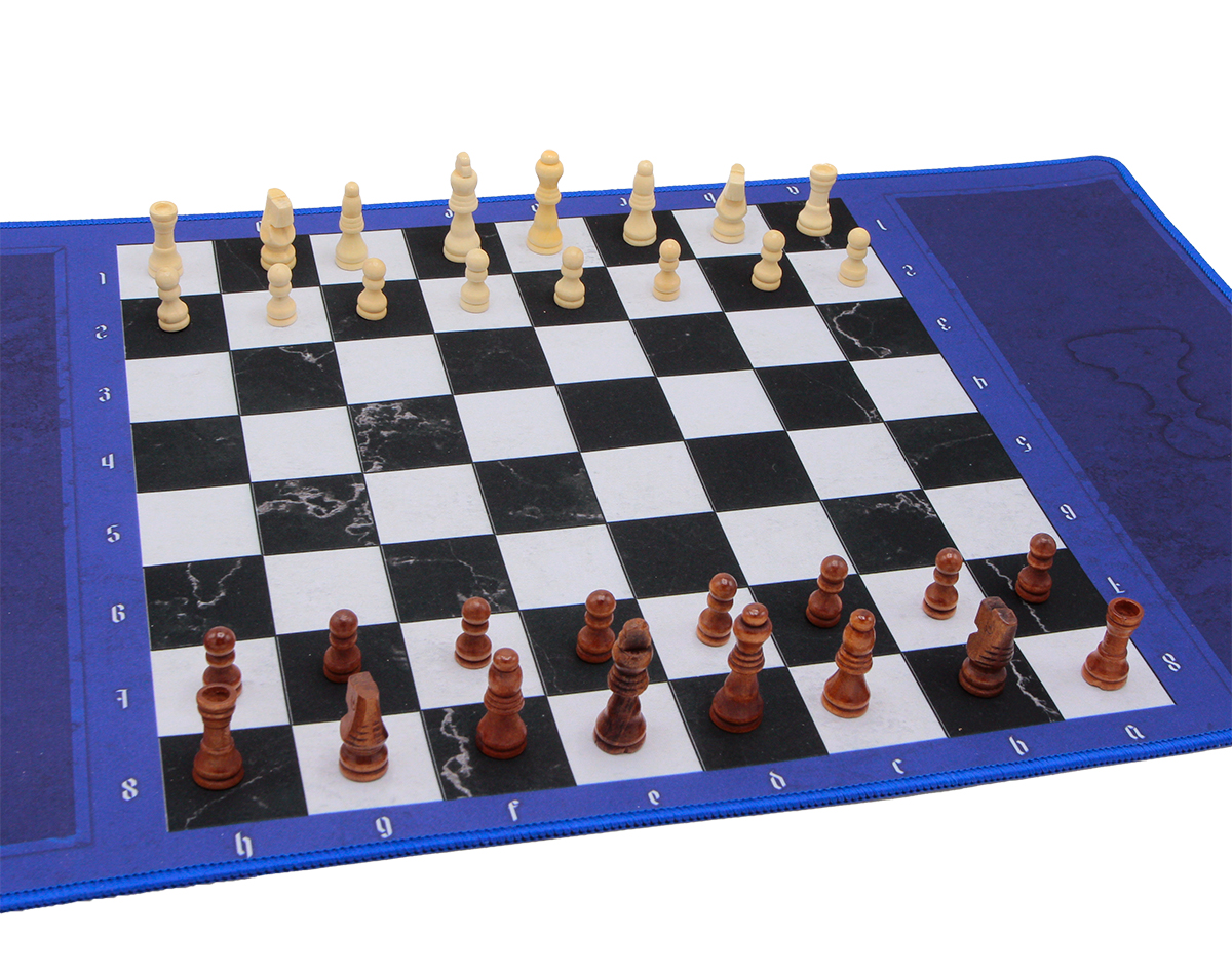 Набор Фабрика Игр Шахматных фигур деревянных 5,1 см с неопреновым полем