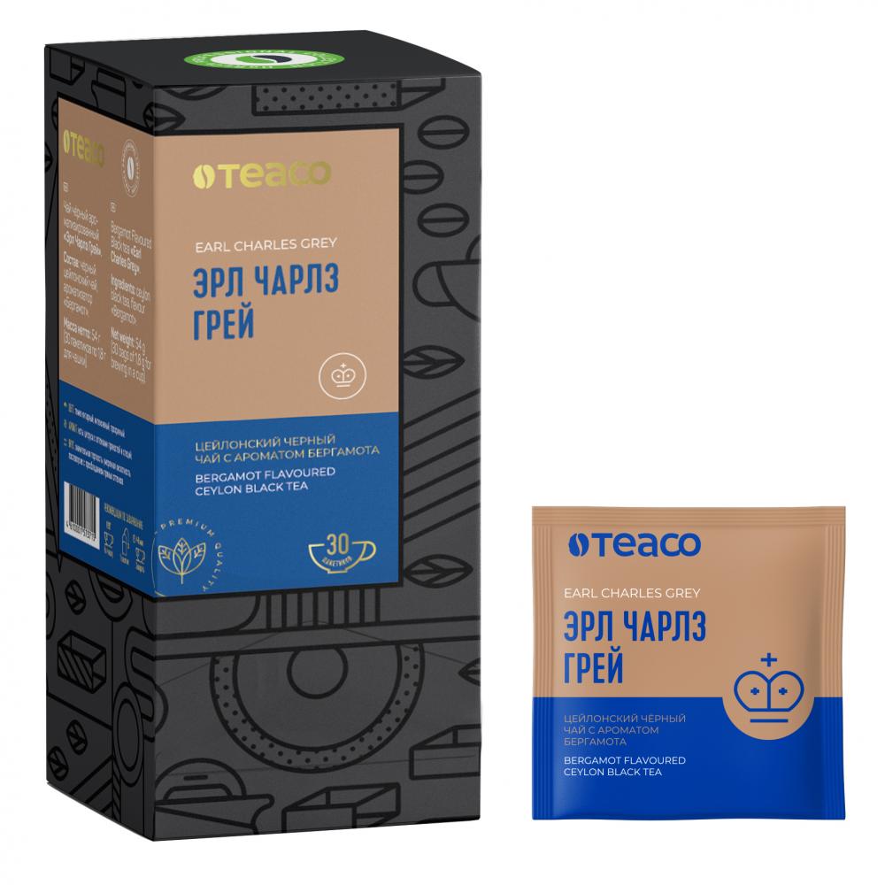 

Чай Teaco Эрл Чарлз грей черный 30 пакетиков