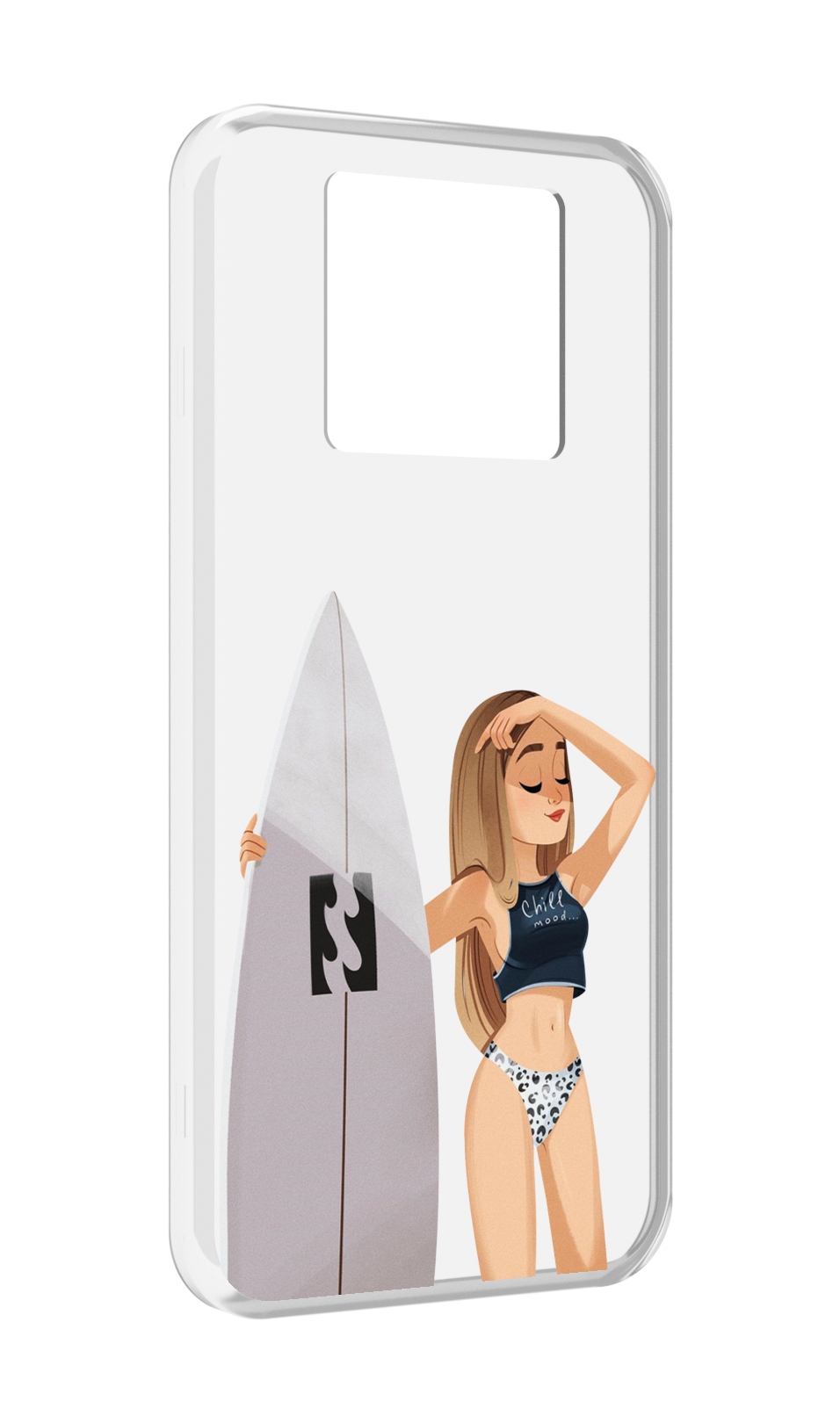 

Чехол MyPads летний-серф для Black Shark 3 5G / Black Shark 3S, Прозрачный, Tocco