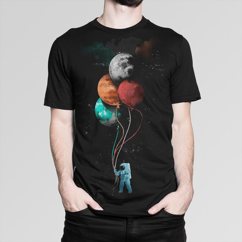 

Футболка мужская Dream Shirts Планеты черная XL, Черный, Планеты