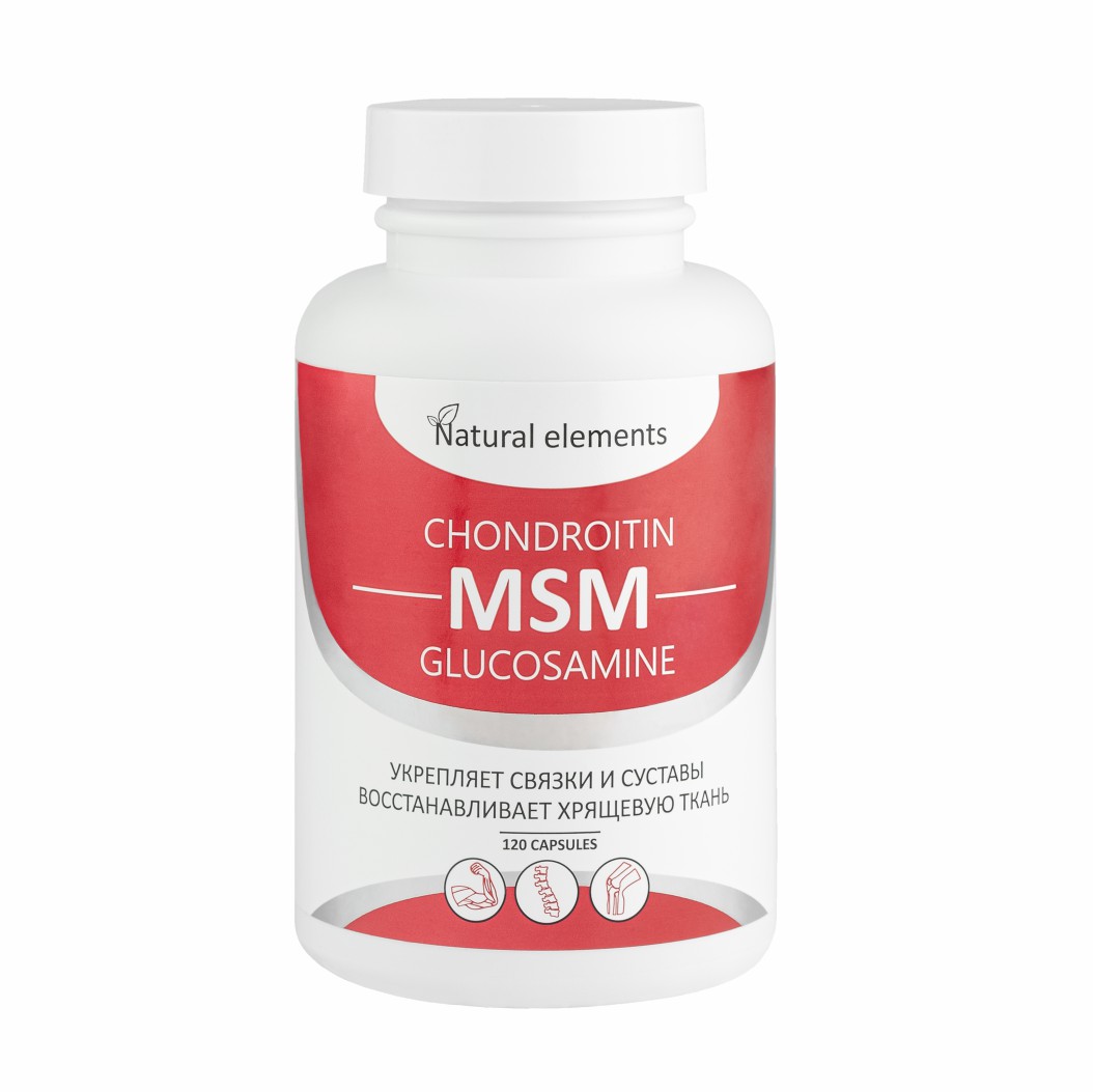 Хондроитин + глюкозамин Алфит Плюс МСМ, 120 капсул