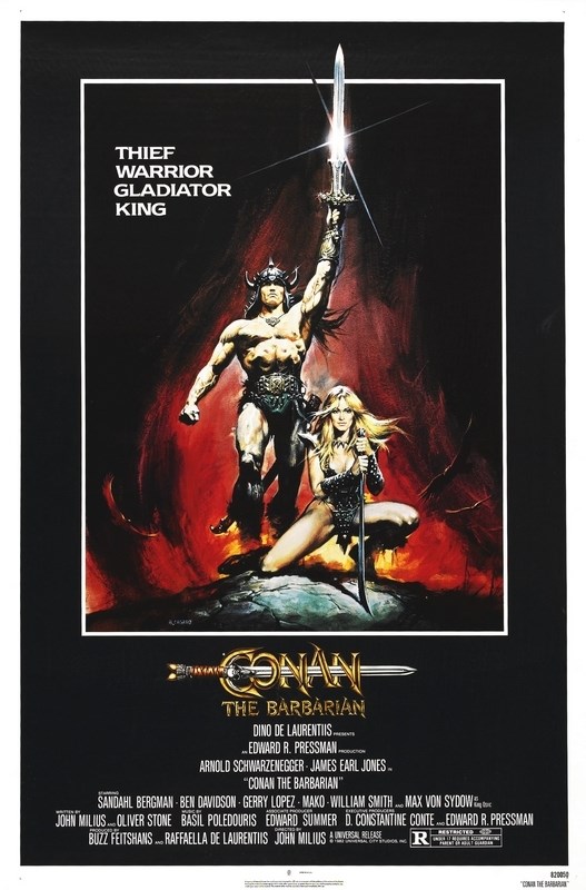 Постер к фильму Конан-варвар (Conan the Barbarian) Оригинальный 68,6x104,1 см