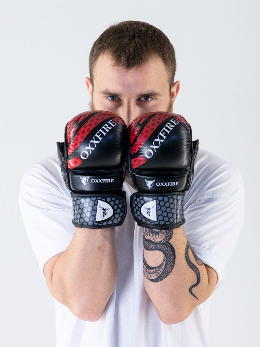 Перчатки тренировочные FIREICE MMA, черные L