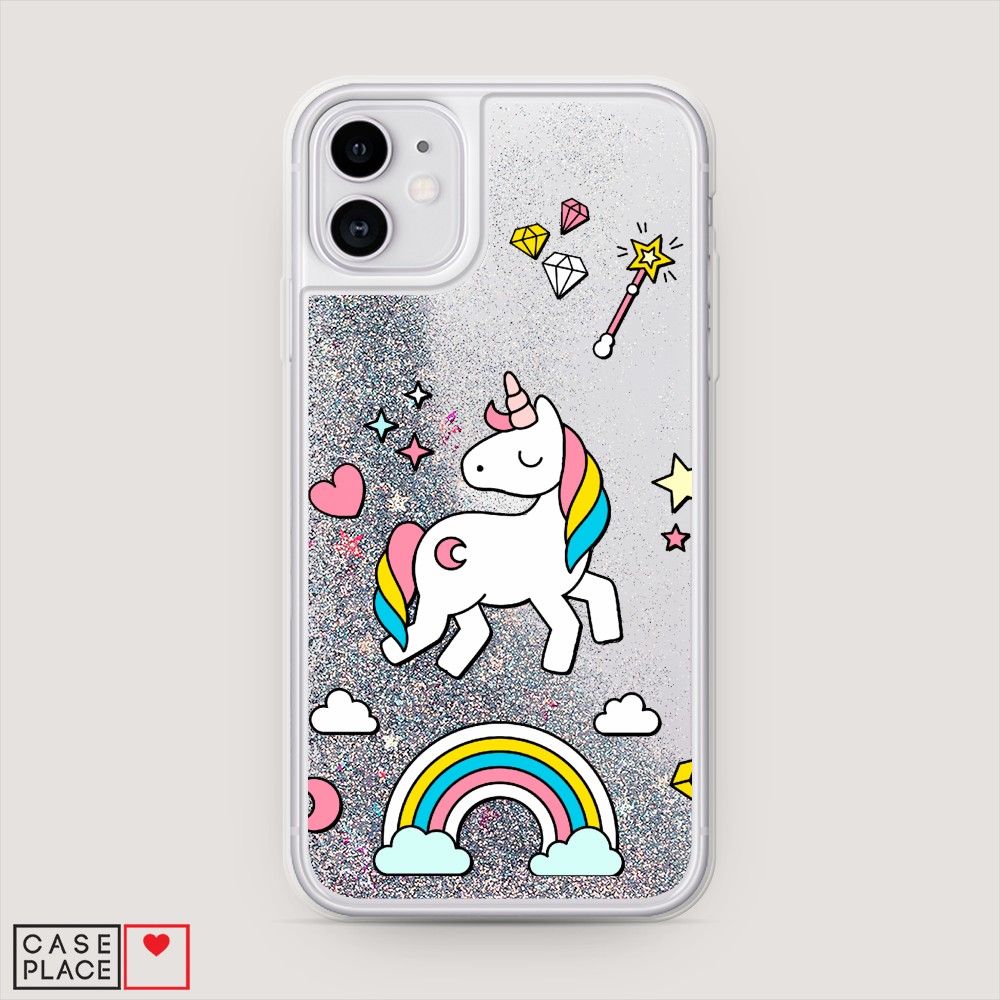 

Чехол Awog на Apple iPhone 11 / Айфон 11 "Принцесса единорог", Разноцветный, 12191-1