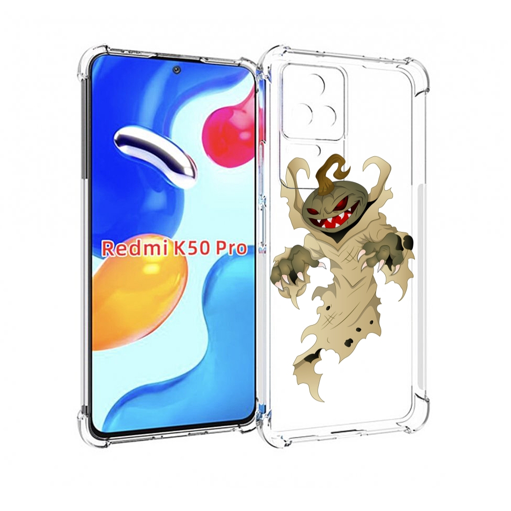 

Чехол MyPads призрак хэллоуина для Xiaomi Redmi K50 / K50 Pro, Прозрачный, Tocco