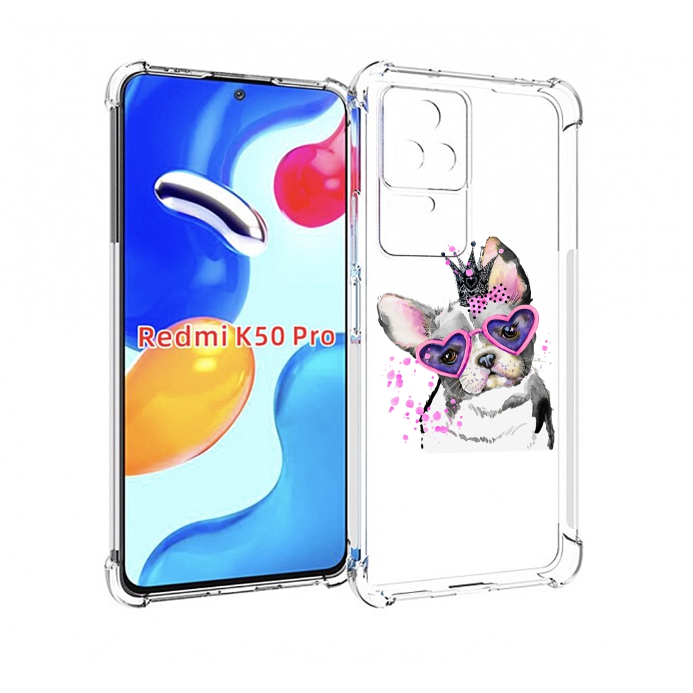 

Чехол MyPads принцесса для Xiaomi Redmi K50 / K50 Pro, Прозрачный, Tocco