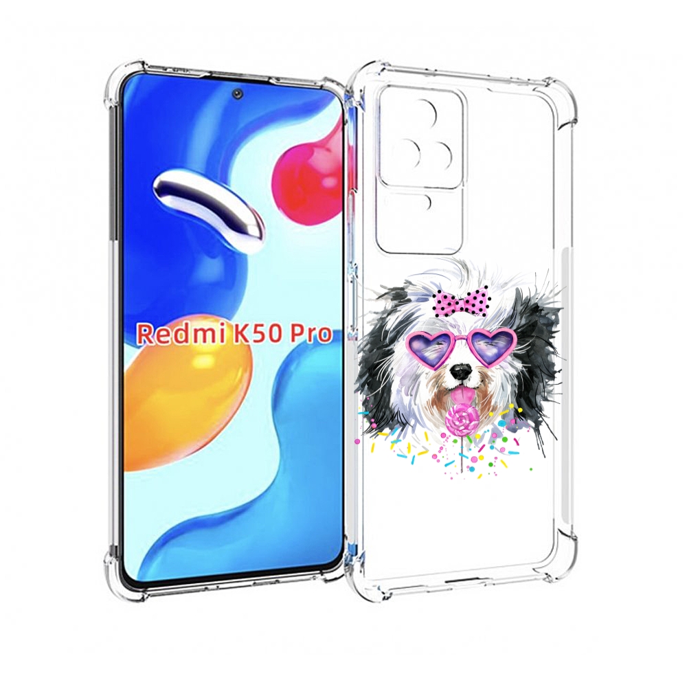 

Чехол MyPads пушистик для Xiaomi Redmi K50 / K50 Pro, Прозрачный, Tocco