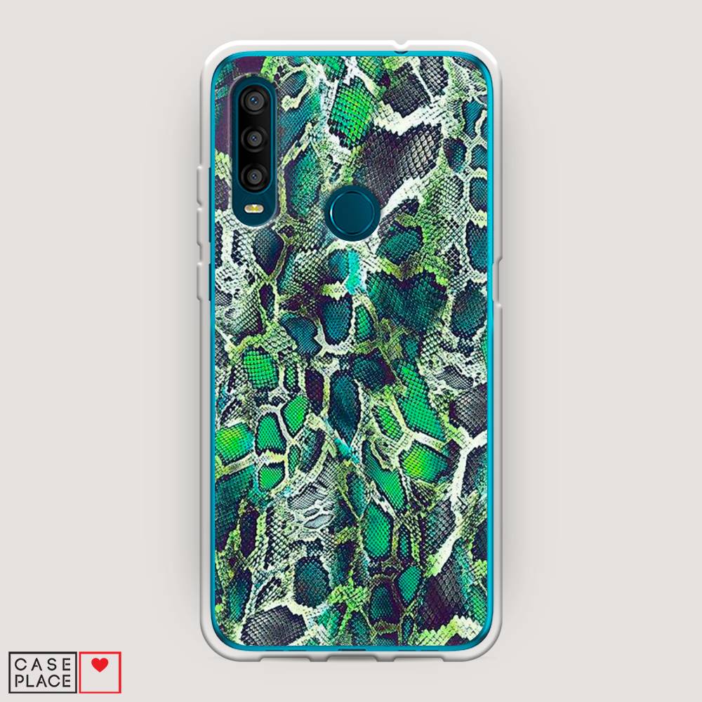 

Чехол Awog на Alcatel 1SE (2020) / Алкатель 1SE (2020) "Зеленая кожа змеи", 171250-3