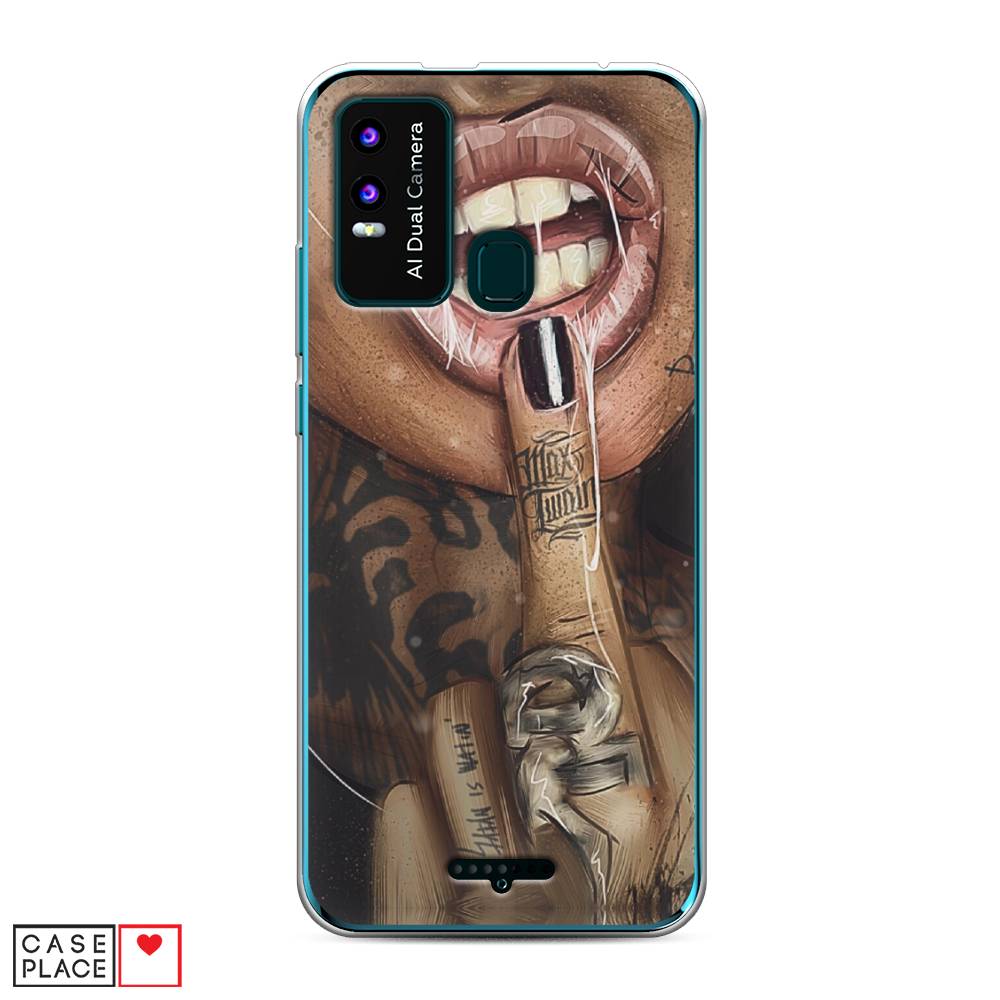 

Чехол Awog на BQ 6630L Magic L / BQ 6630L Мэджик L "Девушка с татуировками", Разноцветный, 201650-9