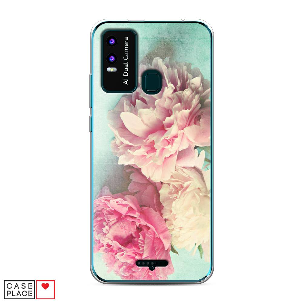 

Чехол Awog на BQ 6630L Magic L / BQ 6630L Мэджик L "Пионы new", 201650-8