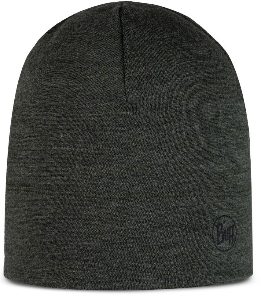 

Шапка бини унисекс Buff Merino Migweight Hat solid bark, р, Зеленый, Merino Migweight Hat