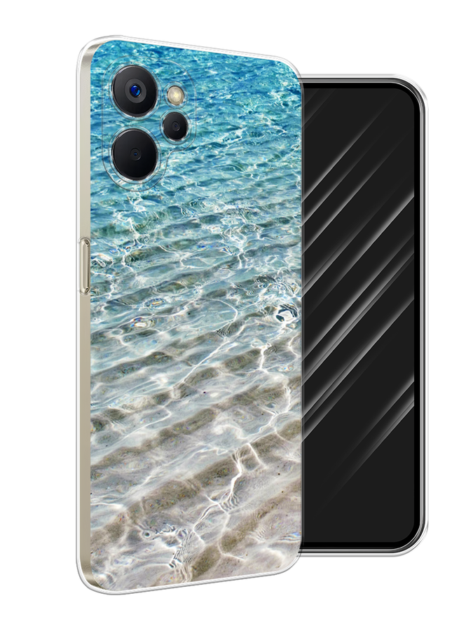 

Чехол Awog на Realme 9i 5G/10T 5G "Волны 10", Бирюзовый, 2513950-4