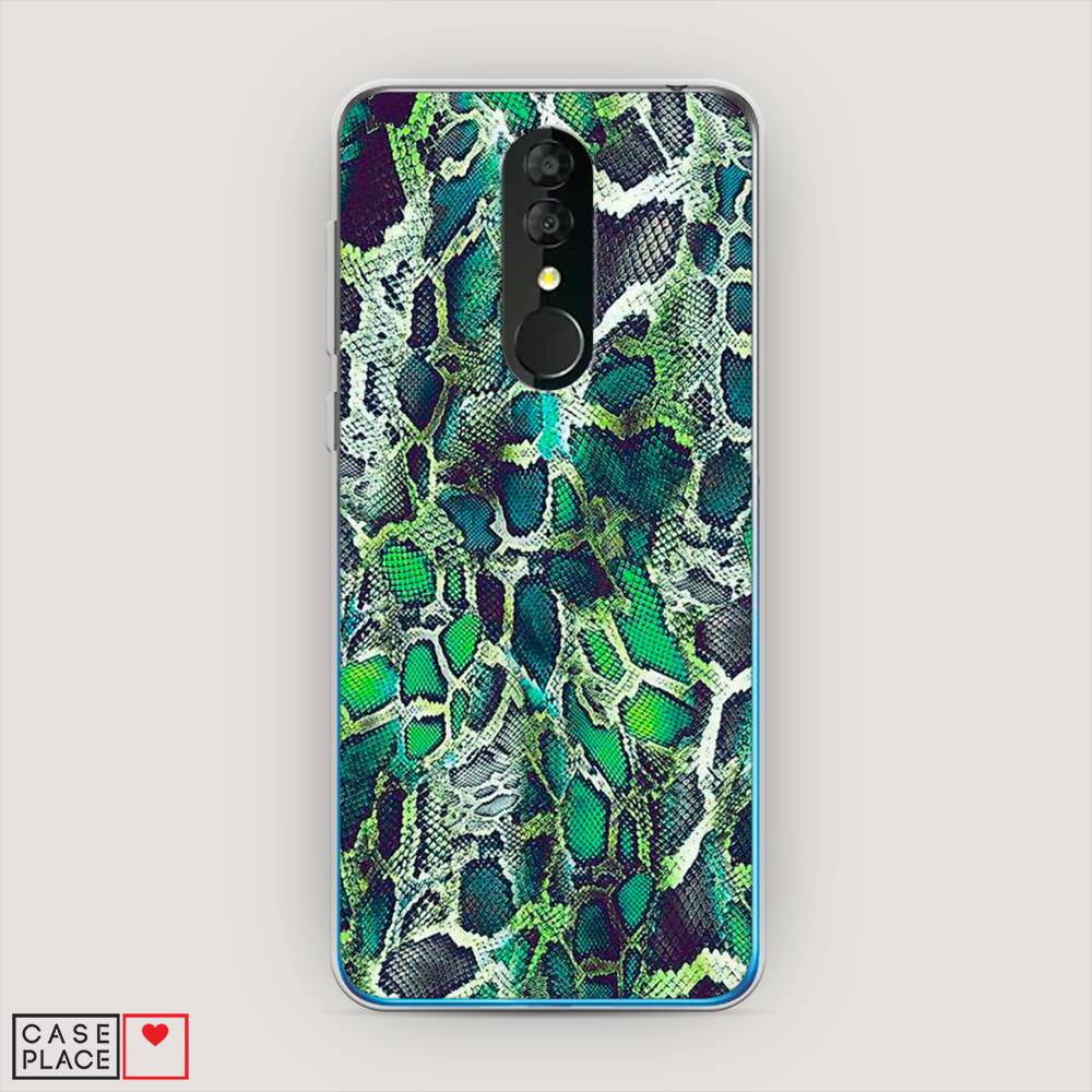 

Чехол Awog на Alcatel 3 5053Y (2019) / Алкатель 3 5053Y (2019) "Зеленая кожа змеи", Разноцветный, 170550-3