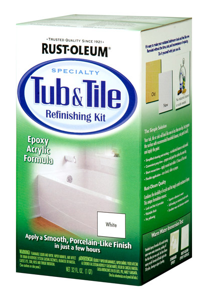 фото Эмаль для ванны и кафельной плитки rust-oleum specialty tub & tile refreshing kit