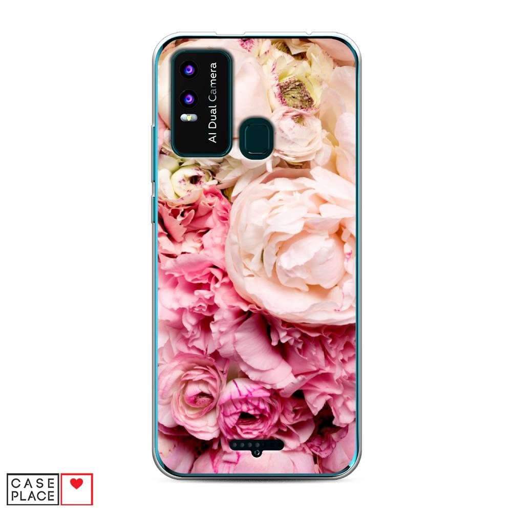 

Чехол Awog на BQ 6630L Magic L / BQ 6630L Мэджик L "Пионы яркие", Разноцветный, 201650-8