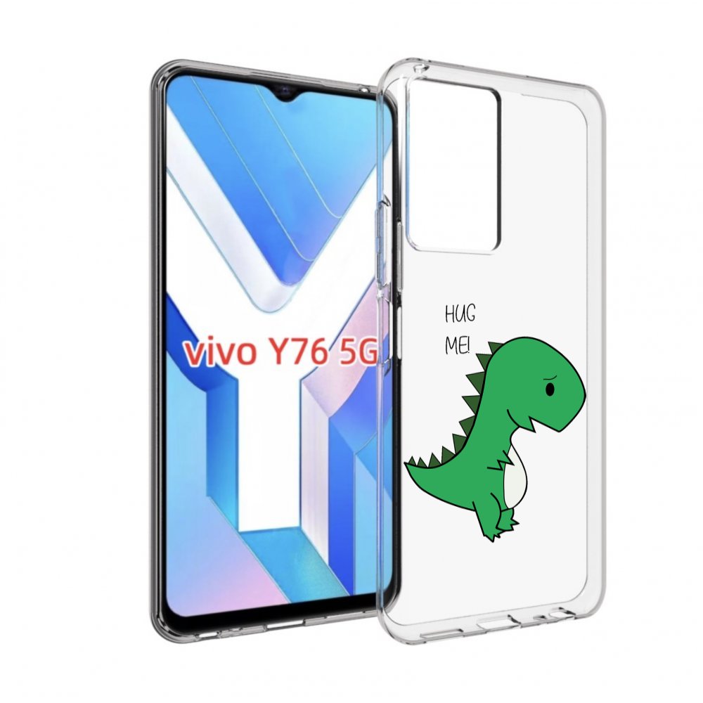 

Чехол MyPads динозаврик для Vivo Y76 5G, Прозрачный, Tocco