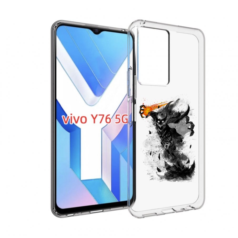 

Чехол MyPads nevermore черно белый для Vivo Y76 5G, Прозрачный, Tocco