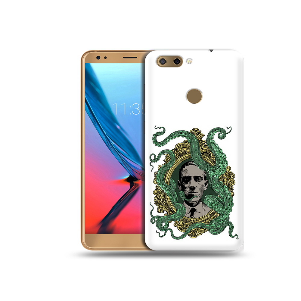 

Чехол MyPads Tocco для ZTE Blade V9 портрет с кракеном (PT106427.464.552), Прозрачный, Tocco