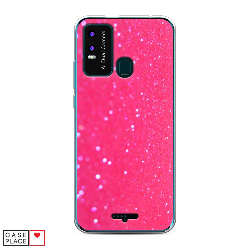 

Чехол Awog "Малиновые блестки рисунок" для BQ 6630L Magic L