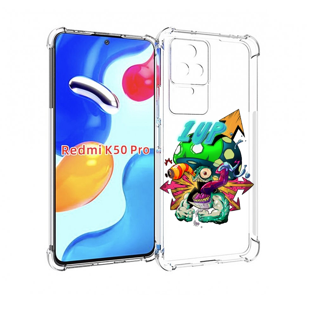 

Чехол MyPads сильный гриб абстракция для Xiaomi Redmi K50 / K50 Pro, Прозрачный, Tocco