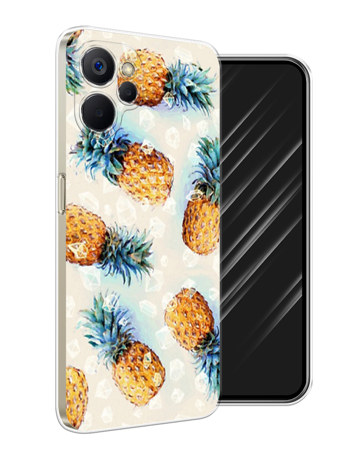 

Чехол Awog на Realme 9i 5G/10T 5G "Ананасы", Бежевый, 2513950-3