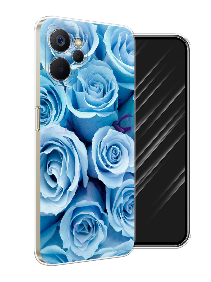 

Чехол Awog на Realme 9i 5G/10T 5G "Лазурные розы", Голубой, 2513950-8