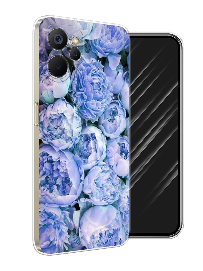 

Чехол Awog на Realme 9i 5G/10T 5G "Пионы голубые", Голубой, 2513950-8