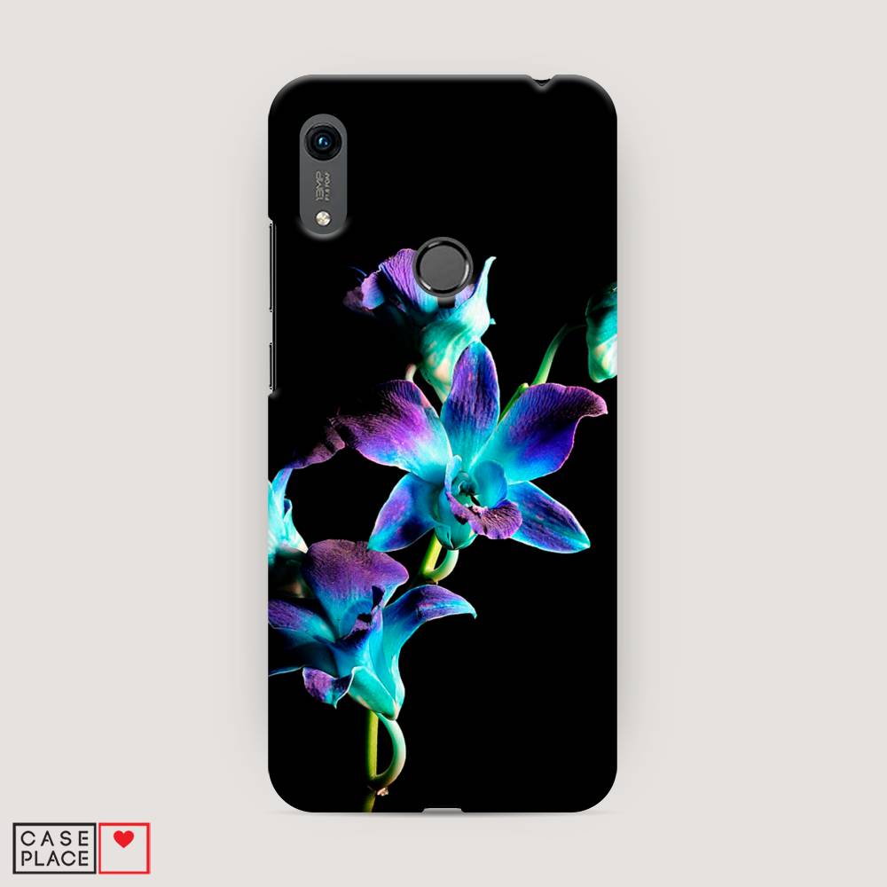 

Чехол Awog "Синий цветок для черном" для Honor 8A (8A Pro/Prime)