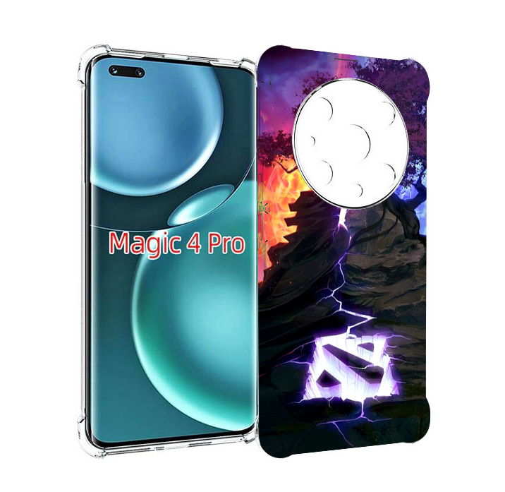 

Чехол MyPads dota 2 логотип для Honor Magic4 Pro, Прозрачный, Tocco