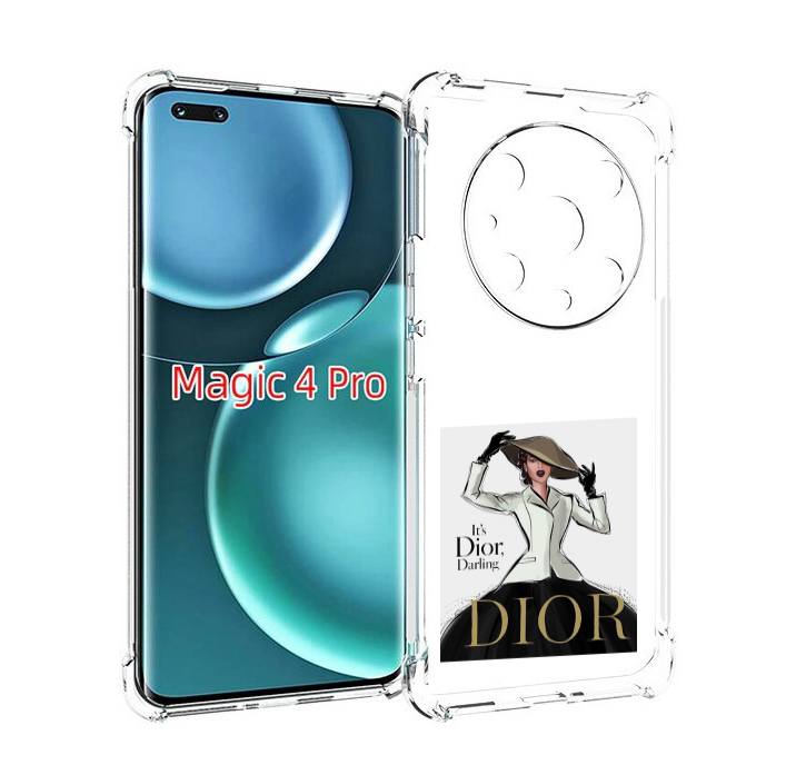 

Чехол MyPads drawings of sketches для Honor Magic4 Pro, Прозрачный, Tocco