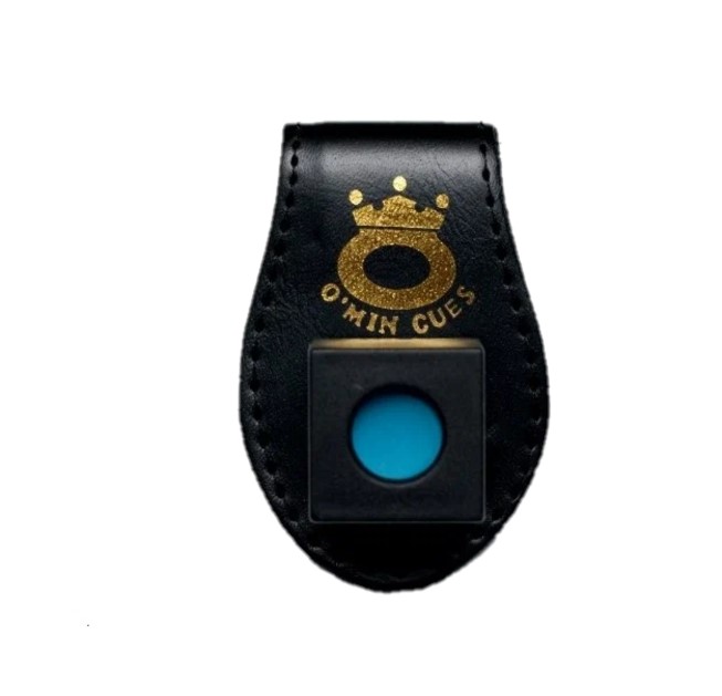 Держатель для мела кожаный черный