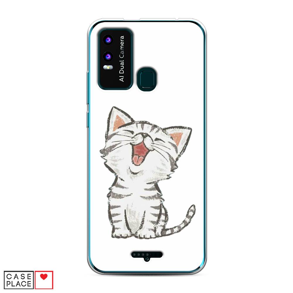 

Чехол Awog на BQ 6630L Magic L / BQ 6630L Мэджик L "Котенок рисованный", Разноцветный, 201650-1