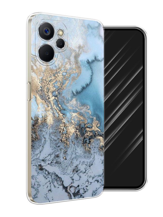 

Чехол Awog на Realme 9i 5G/10T 5G "Морозная лавина синяя", Серебристый, 2513950-3