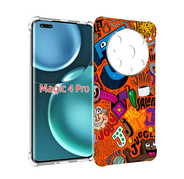 

Чехол MyPads funky-decor для Honor Magic4 Pro, Прозрачный, Tocco