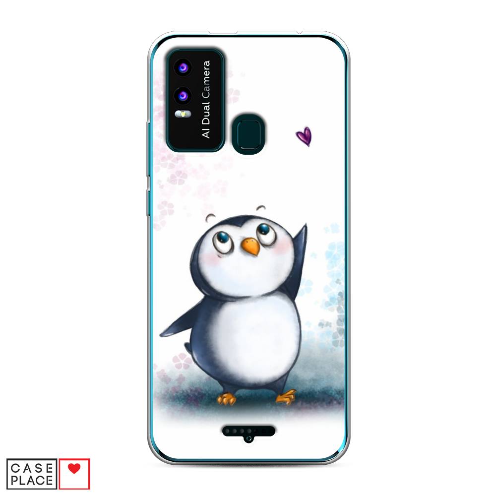

Чехол Awog на BQ 6630L Magic L / BQ 6630L Мэджик L "Пингвин и сердечко", Разноцветный, 201650-1