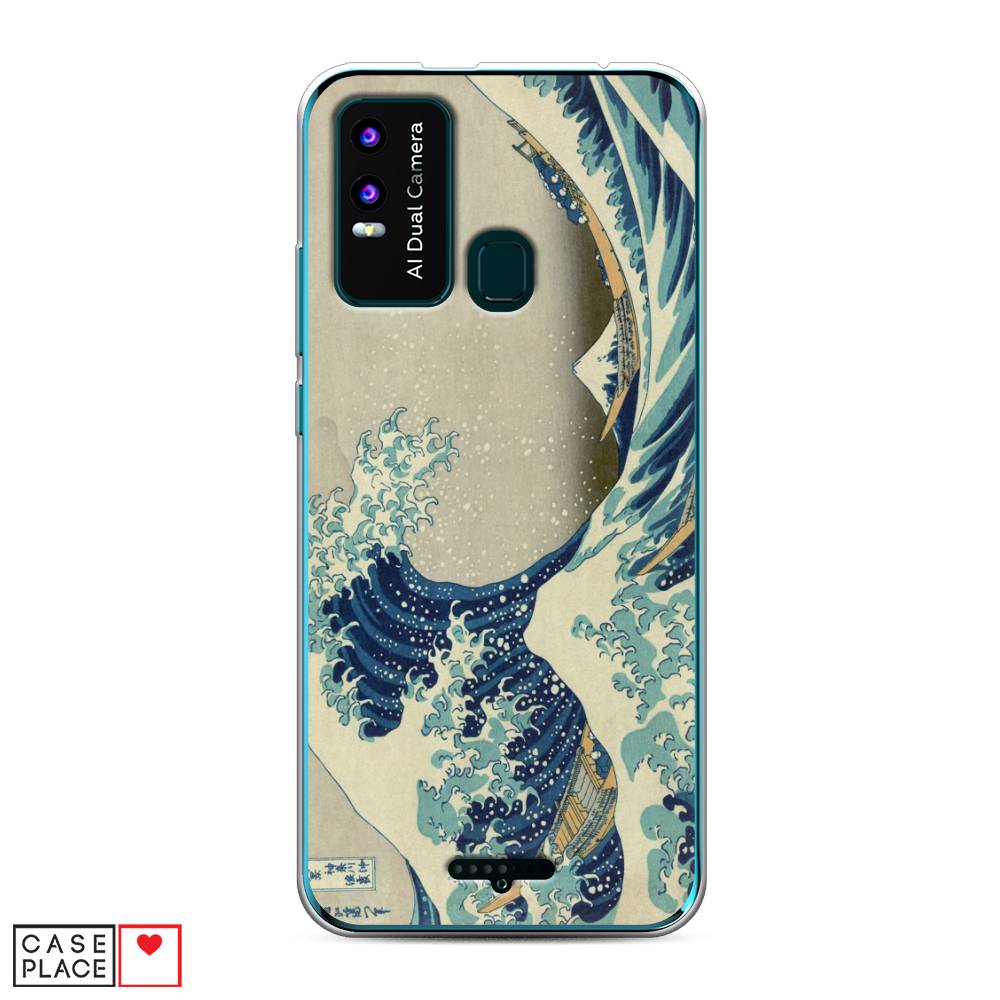 

Чехол Awog на BQ 6630L Magic L / BQ 6630L Мэджик L "Большая волна в Канагаве", Разноцветный, 201650-9