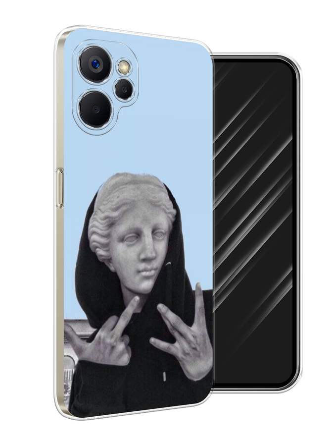 

Чехол Awog на Realme 9i 5G/10T 5G "SWAG статуя", Голубой, 2513950-9