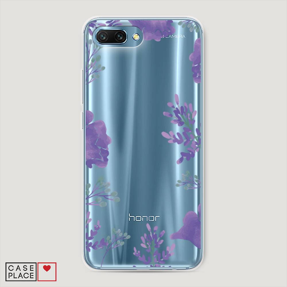 

Чехол Awog "Сиреневая цветочная рамка" для Honor 10