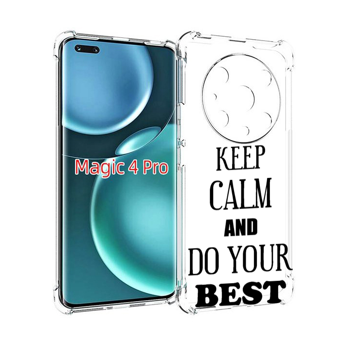 

Чехол MyPads keep-calm-and для Honor Magic4 Pro, Прозрачный, Tocco