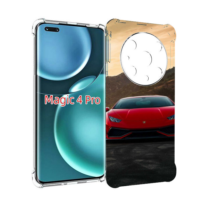 

Чехол MyPads lamborghini 1 мужской для Honor Magic4 Pro, Прозрачный, Tocco