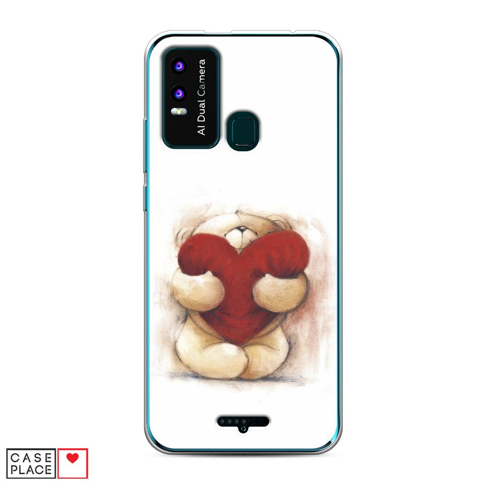 

Чехол Awog на BQ 6630L Magic L / BQ 6630L Мэджик L "Мишка с сердцем 1", Разноцветный, 201650-6
