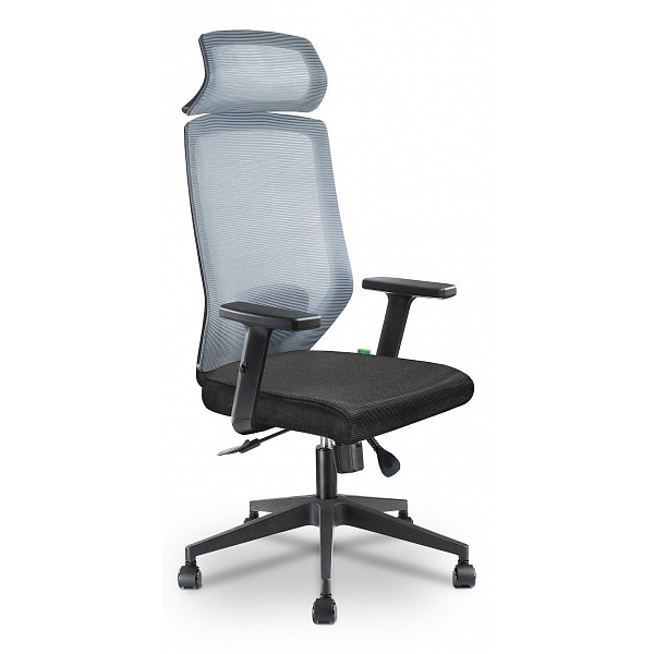 Кресло компьютерное Riva Chair A755 серый/черный