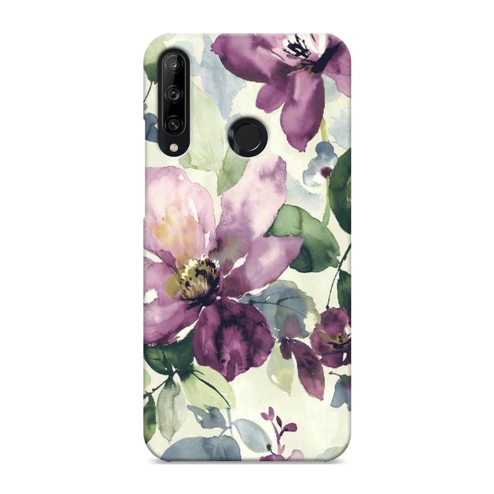 

Чехол Awog "Сиреневые цветы-акварель" для Honor 9C, 612520-7