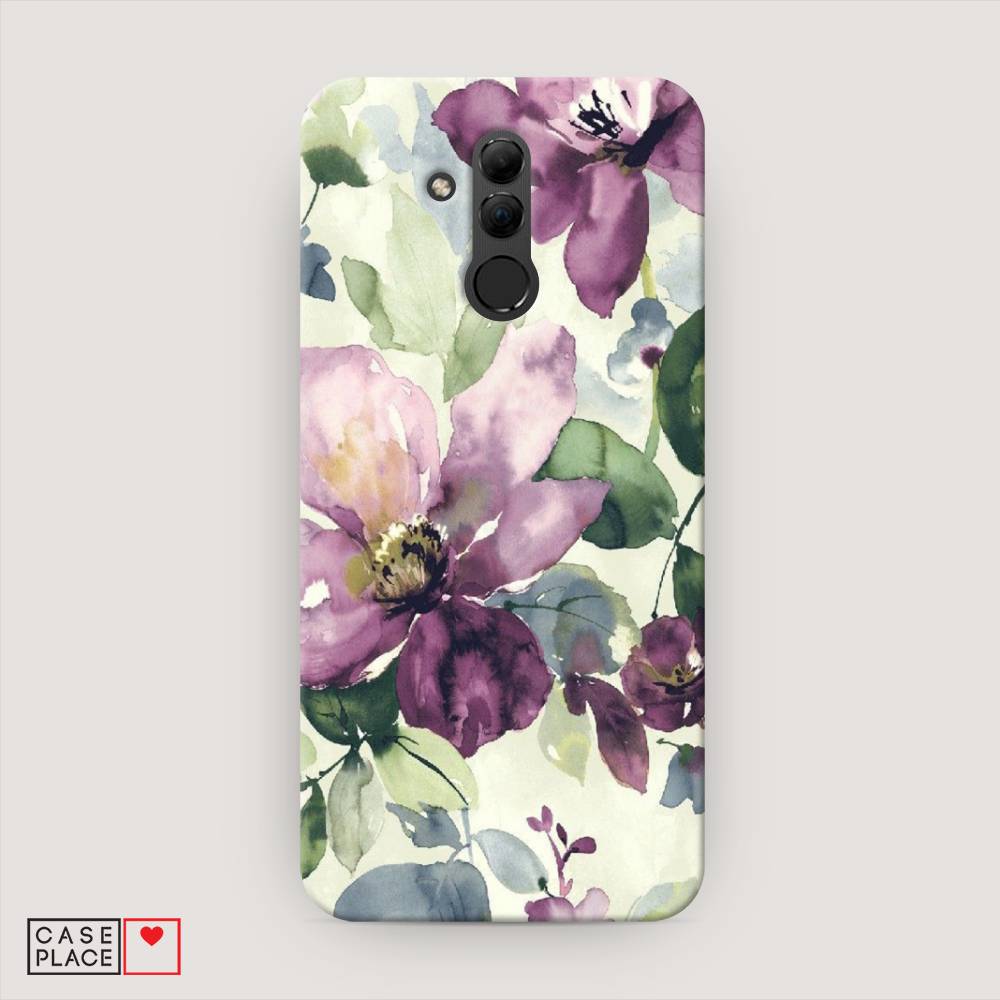 

Чехол Awog "Сиреневые цветы-акварель" для Huawei Mate 20 Lite, 66620-7